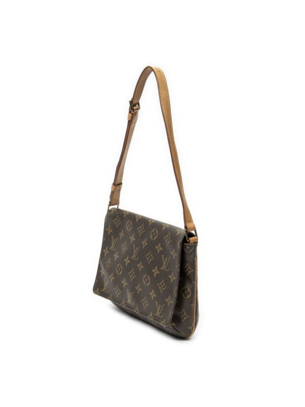 ★SOLD★ Louis Vuitton Musette Tango Brown Monogram Canvas Shoulder Bag - Picture 2 of 10